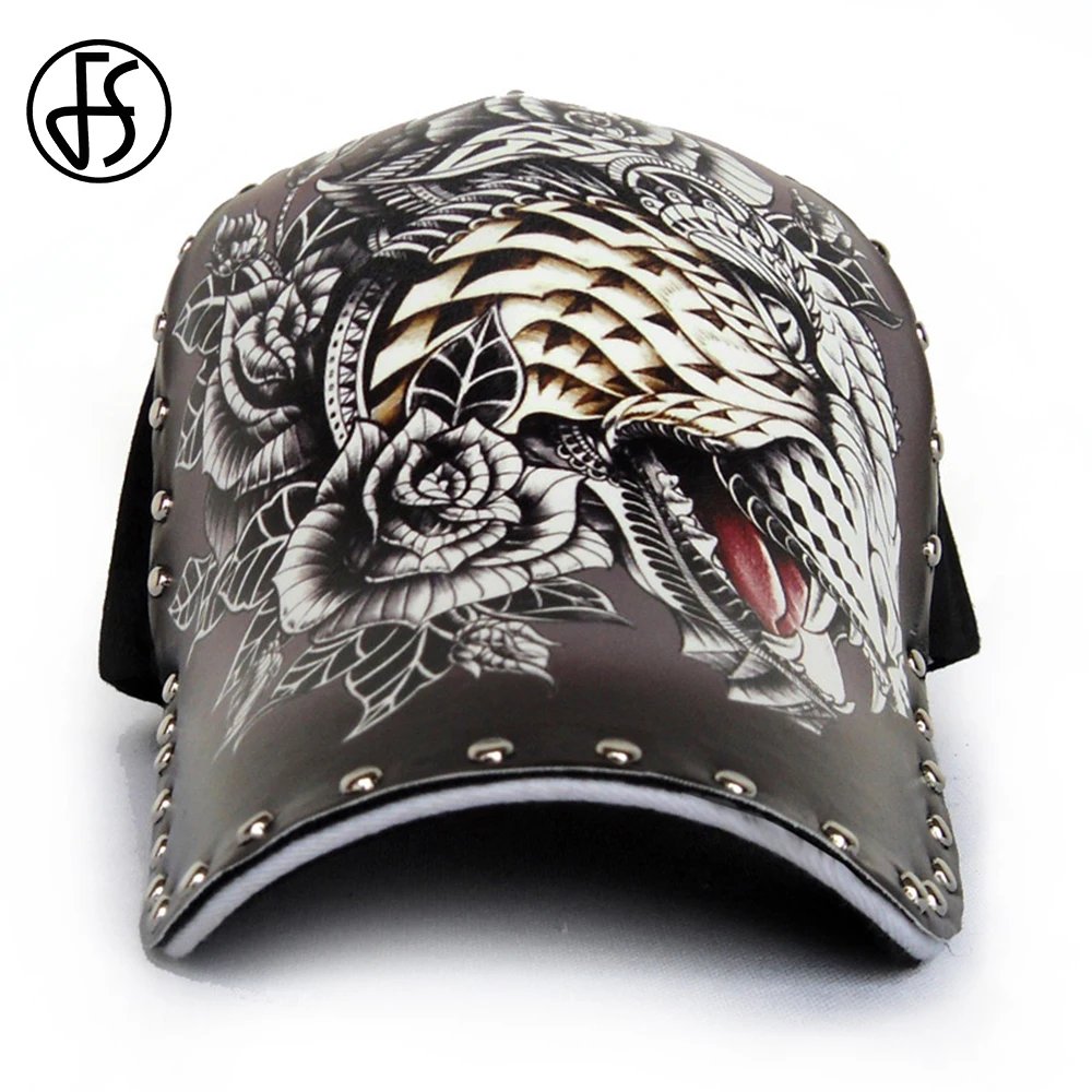 3D Leopard Cap