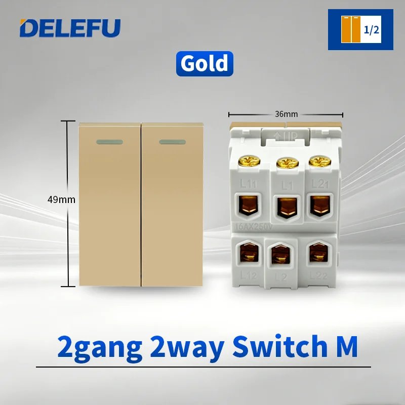 2gang 2way Switch M