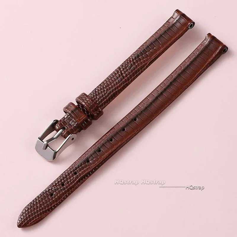 8mm 10mm 12mm 14mm 16mm Soft Leather Watch Bands Slim Leather Bracelet Womens Fashion Watchband Wristwatches Ultra-Thin Strap