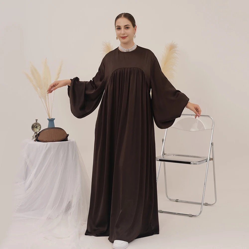 Dark coffee Abaya