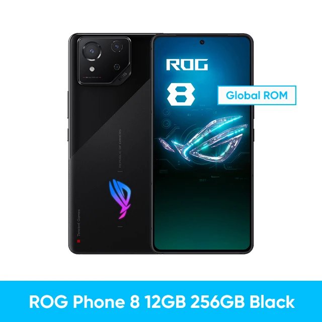 ROG Phone 8 & 8 Pro 5G Gaming Phone Snapdragon 8 Gen 3 6.78'' 165Hz E-Sports AMOLED Display 50MP IMX890 Camera 65W Fast Charging