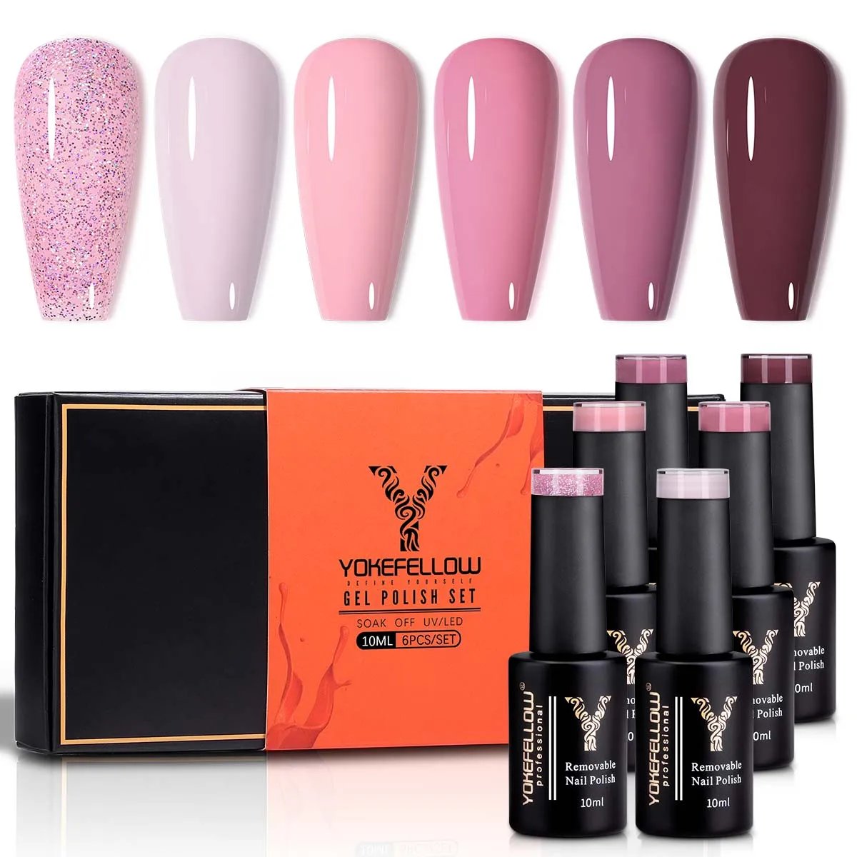 6 SET-Nude Pink-A