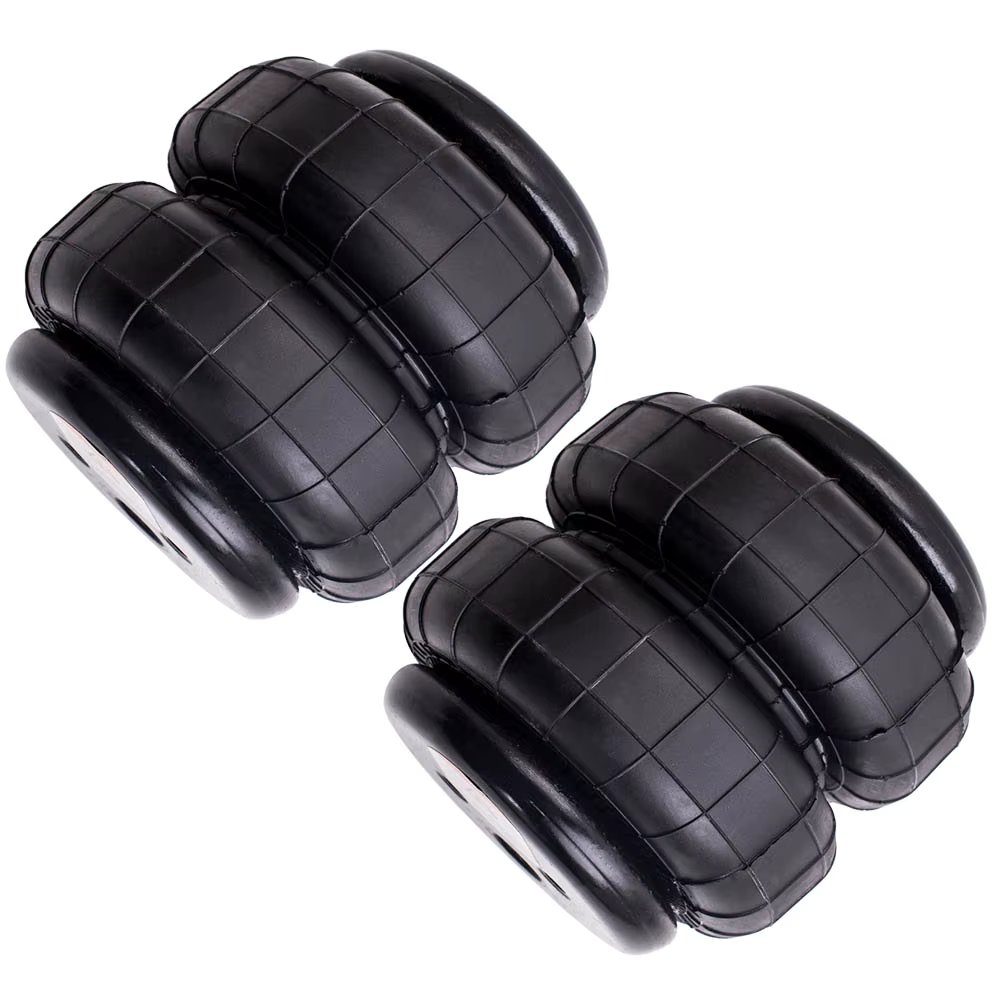 2500 lb single 1/2"npt port air spring Bag Suspension Shock Strut Bellows Heavy Duty Standard 2500 lb 2pcs