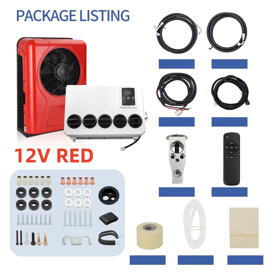 A Set 12V Red