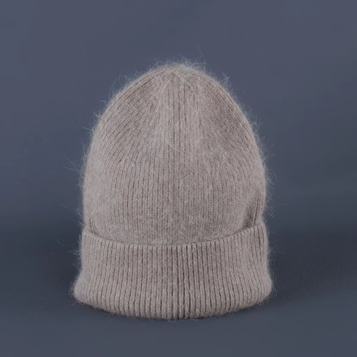 new Hot Selling Winter Hat Real Rabbit Fur Winter Hats For Women Fashion Warm Beanie Hats Women Solid Adult Cover Head Cap