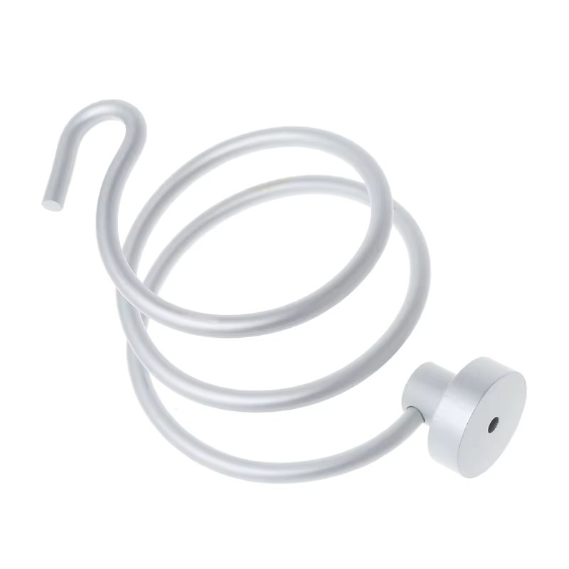 Aluminum Innovative Wall-mounted Hair Dryer Stainless Steel Bathroom Shelf Storage Hairdryer Holder for Hairdryer -B119