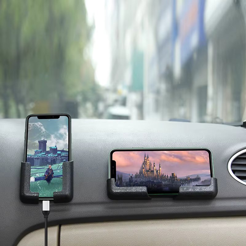 Self-Adhesive Dashboard Phone Mount Holder Car Phone Holder Universal Car Gravity Holder GPS Stand Rack Car Interior Accessories