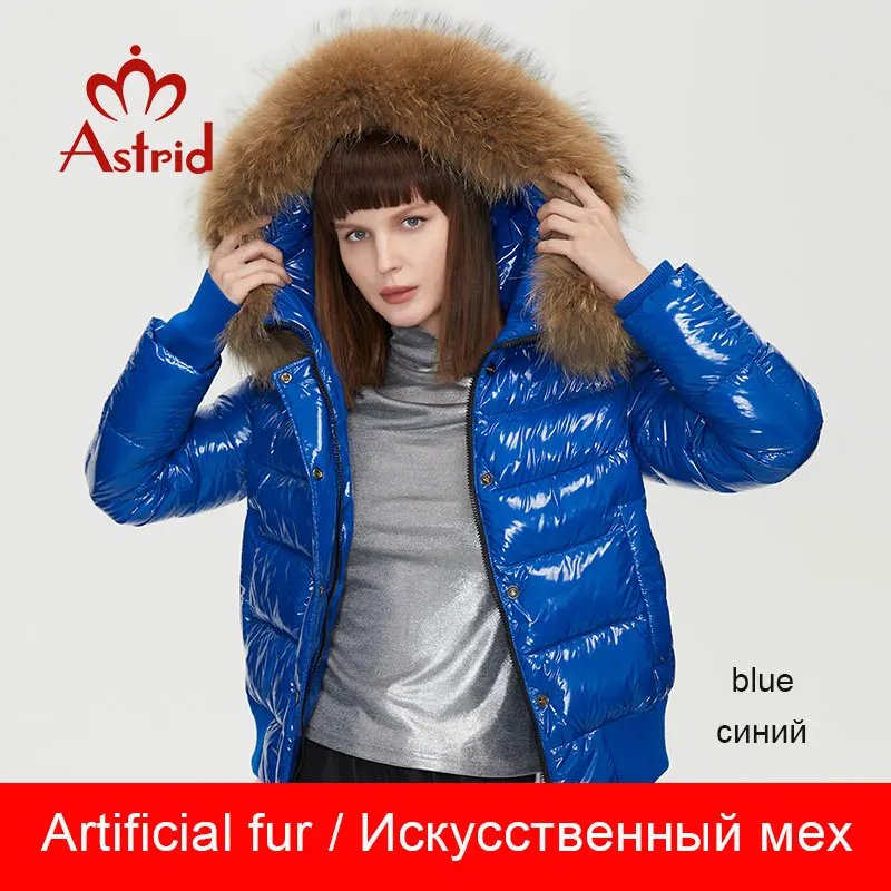 blue artificial fur