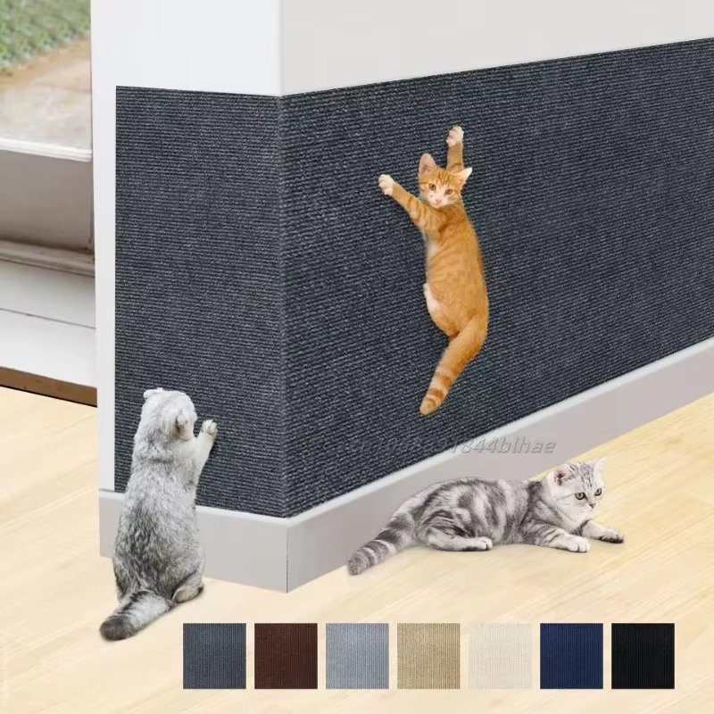 Cat Scratching Board Anti-Cat Scratching Sofa Cat Crawling Mat dog Scratching Carpet Vertical Wall Sticker Cats Crawling Sticker