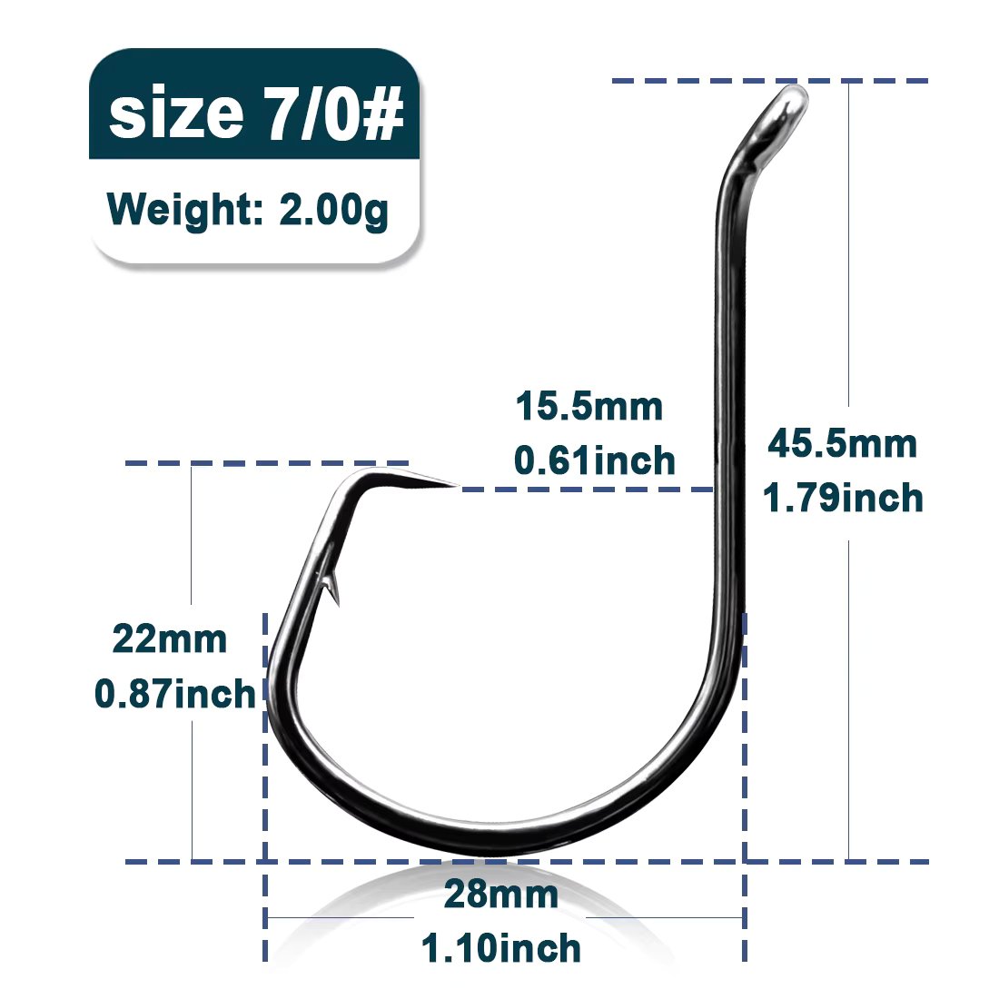 Size-7-0 Gap-15.5mm