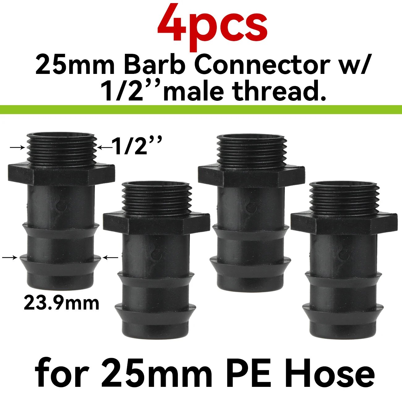 K-25mm-1I2inch-4pcs