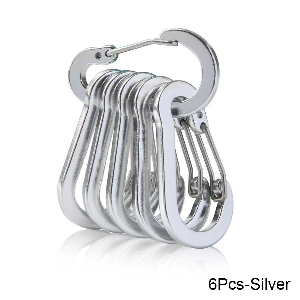 6Pcs Silver