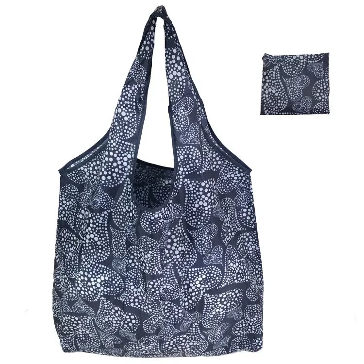 Reusable Shopping Bags Foldable Large Size Women Shopping Bags Totes Heavy Duty Washable Cloth Grocery Bag Eco-Friendly Bags