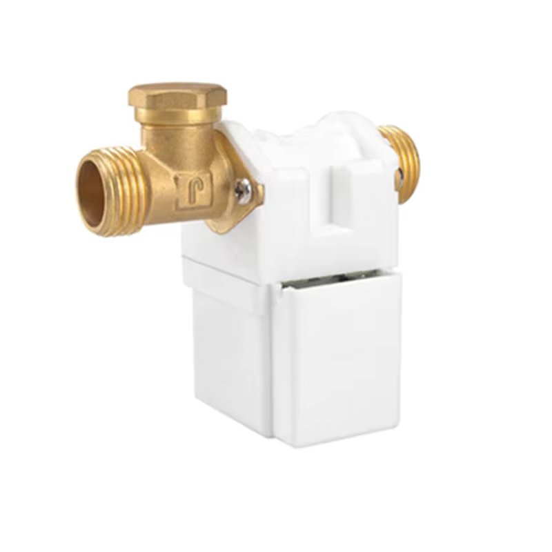 Brass electric solenoid valve G1/2' NC 12v 24v 220v water heater air solar system fixed support for deep well pump
