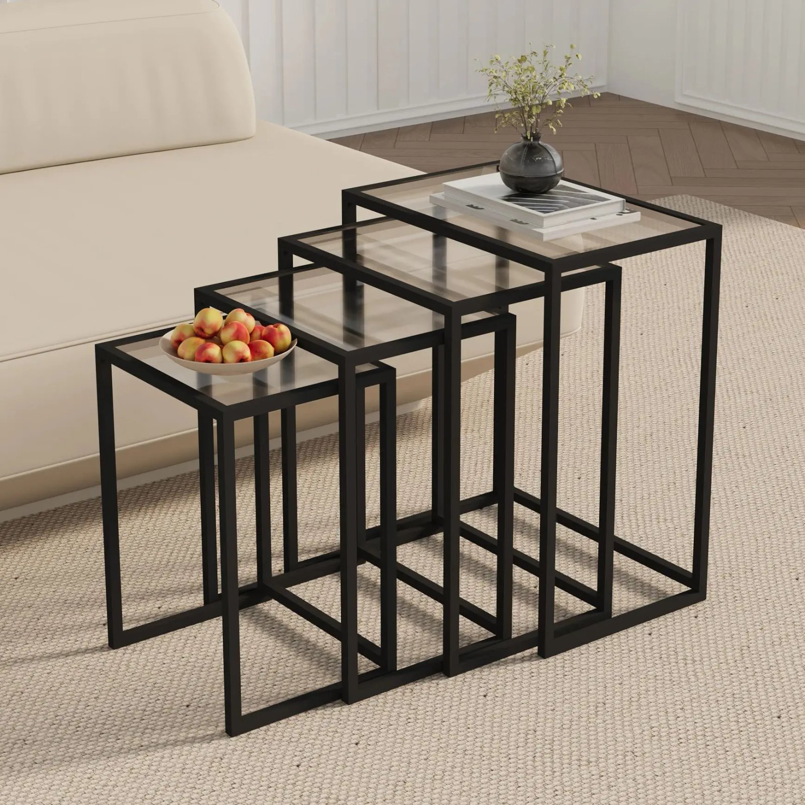 4pcs glass