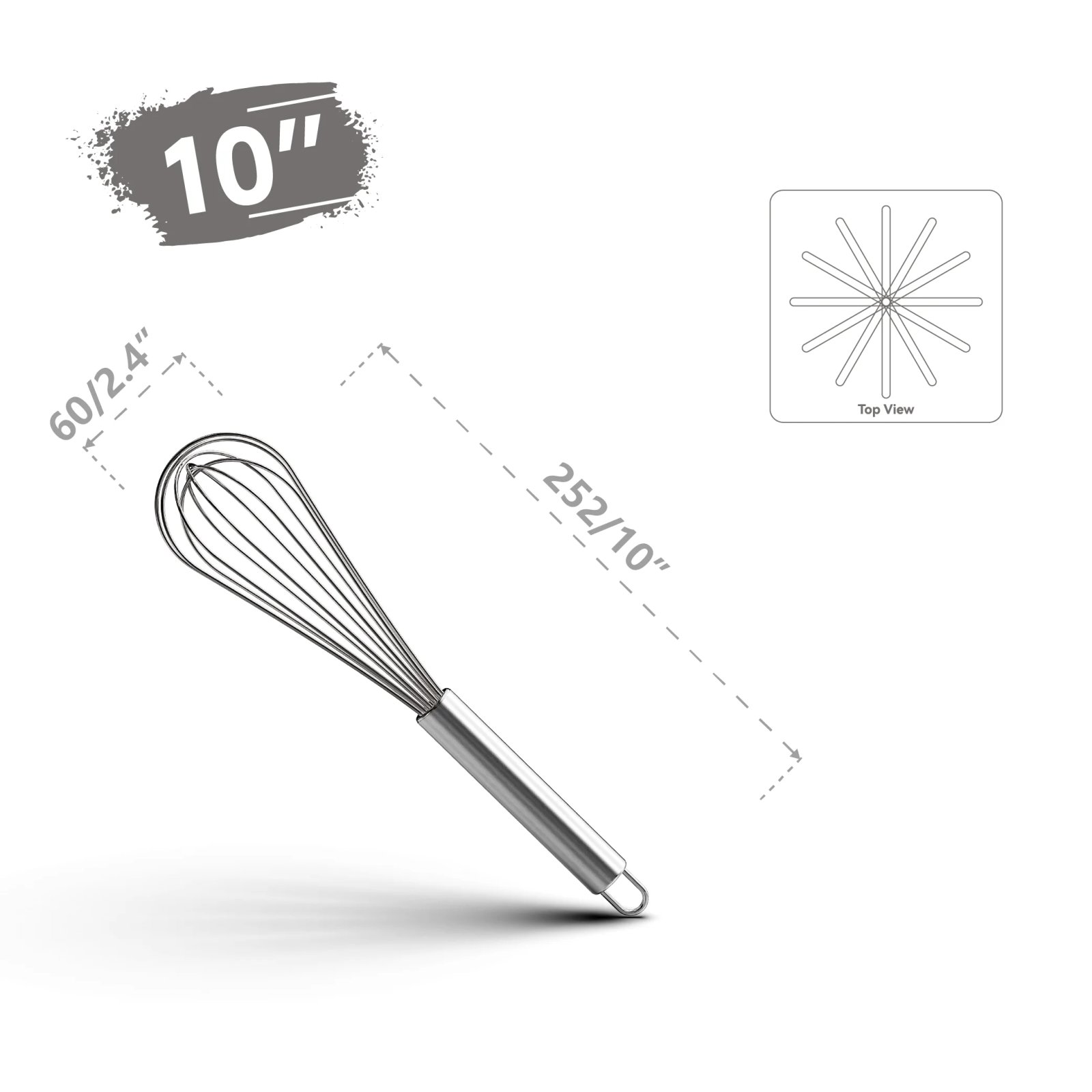 10 Inch Silver