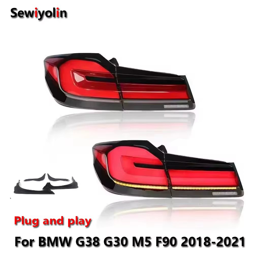 Car Accessories LED Tail Lights For BMW G38 G30 530 540 M5 F90 2018-2022 Trailer lamps Turning Signal Voiture Plug And Play