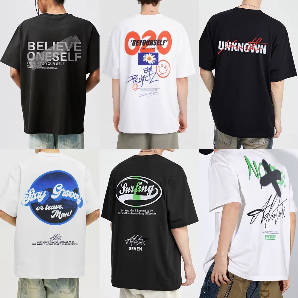 Men's and Women's Summer Seven Percent BEST printing overfit half-sleeved T-shirt 14 species 1