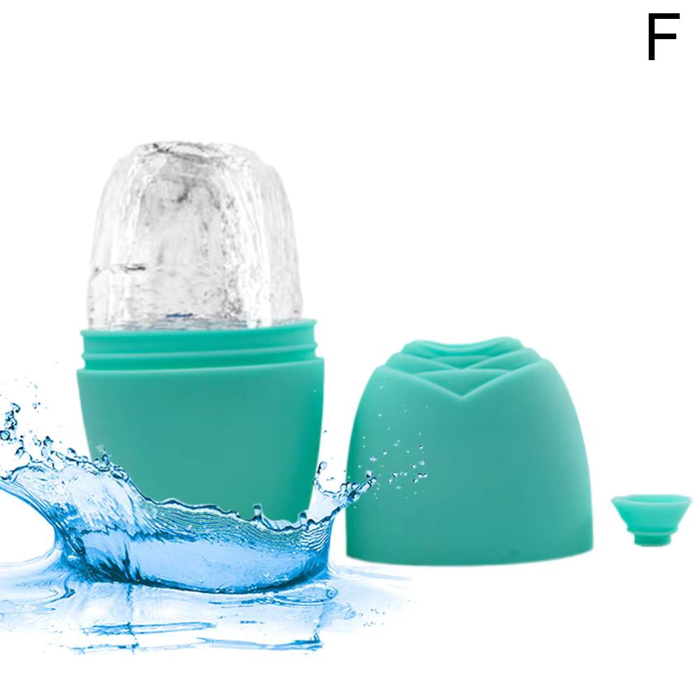 Rose Ice Roller Facial Massage Skin Care Lifting Contouring Tool Silicone Trays Ice Balls De-Puff Eye Bags