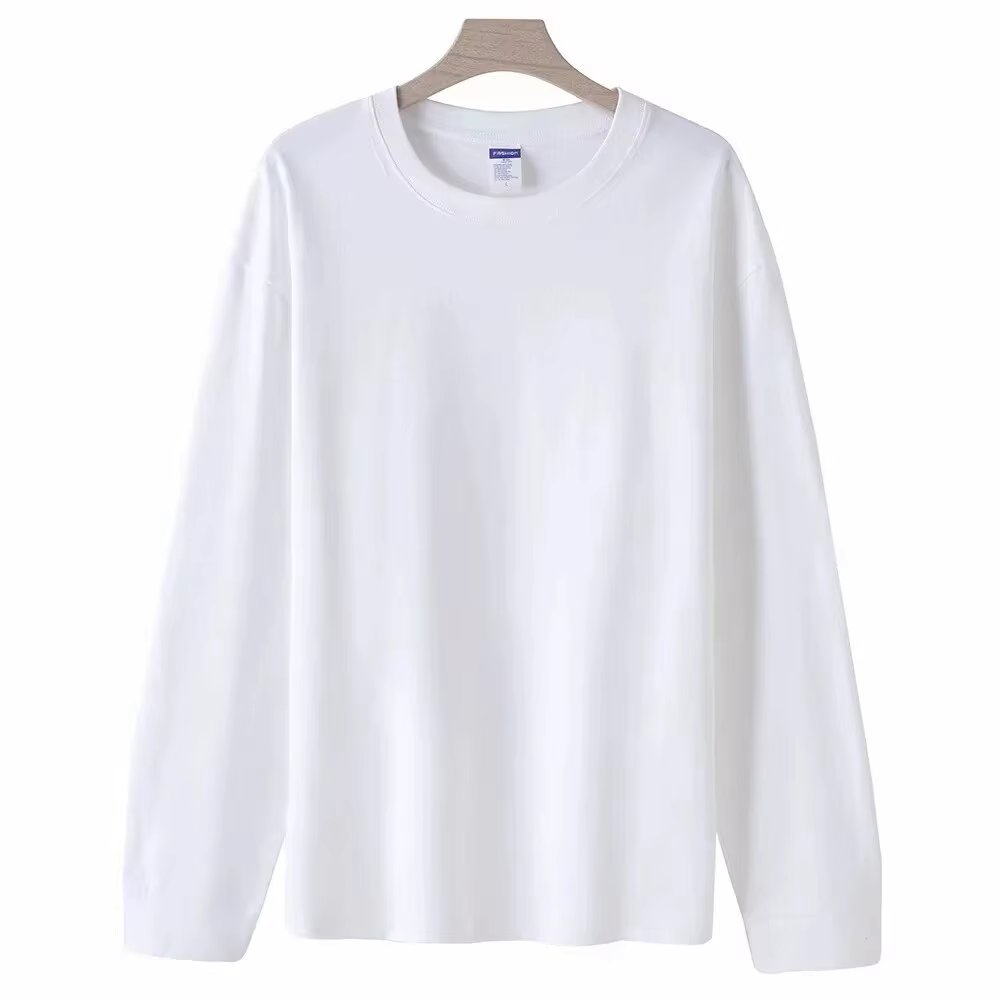 Mens T Shirts Casual Long Sleeve Cotton Moisture Wicking Heavyweight Tees Tanks Classic Loose Fit Tshirts for Men