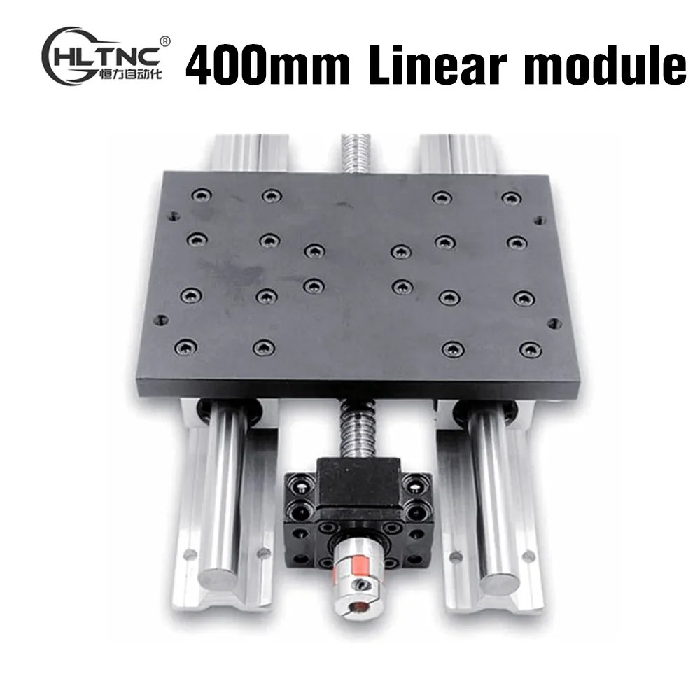 400mm Sliding Table and Linear Module with SFU1605 Ballscrew and SBR16 Rails for z axis gantry of cnc milling router machine