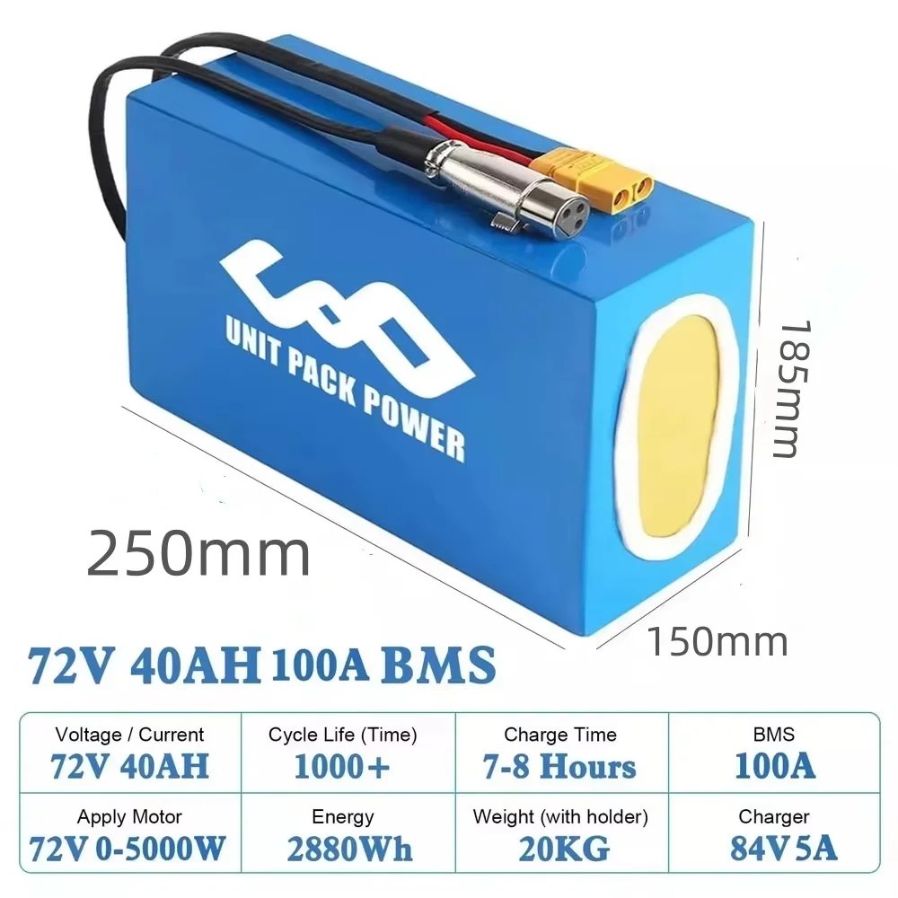 72V 40AH 100A