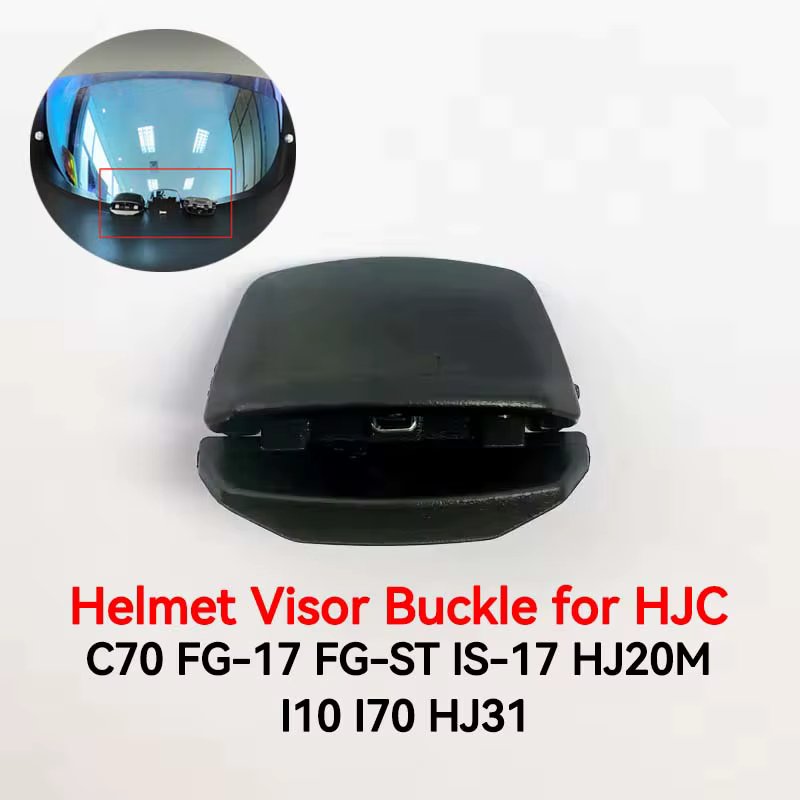 Helmet Visor Buckle for HJC C70 FG-17 FG-ST IS-17 HJ20M I10 I70 HJ31 Cascos Visera Lock Black Plastics Accessories front buttont