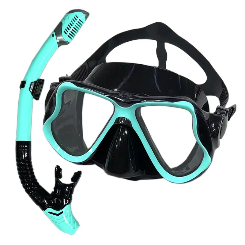 lake blue black suit