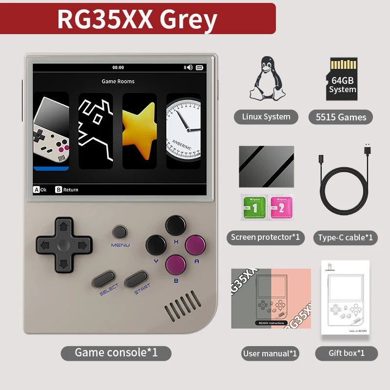 RG35XX New Grey