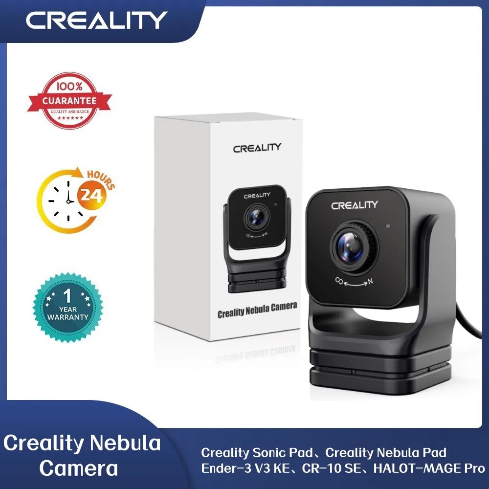 Creality Nebula Camera HD 3D Printers Real-Time Monitoring, Time-Lapse Photography Spaghetti Detection for Sonic Pad Nebula Pad