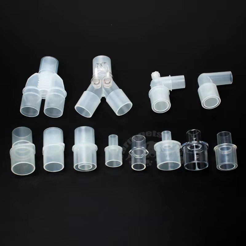 Breathing Circuit Corrugated Tube L Y Shape Connector Straight Connection Adapter Respiratory Anesthesia Tube Connector