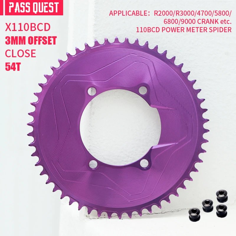 Purple 3mm 54T