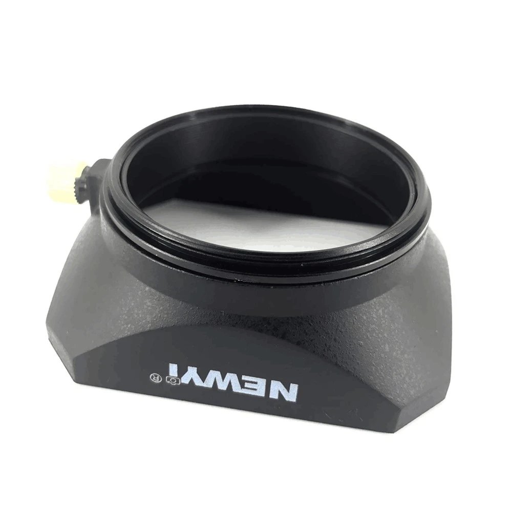 Square Lens Hood for Sony Fujifilm Olympus Mirrorless Camera Lenses DV Camcorders 37 39 40.5 43 46 49 52 55 58 mm