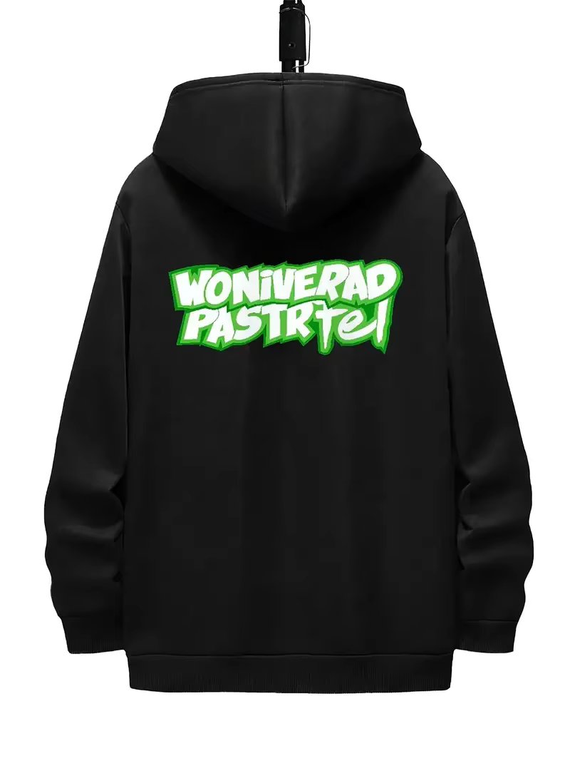 New high quality men's printed hoodie, cotton breathable men's cool trendy casual hoodie streetwear