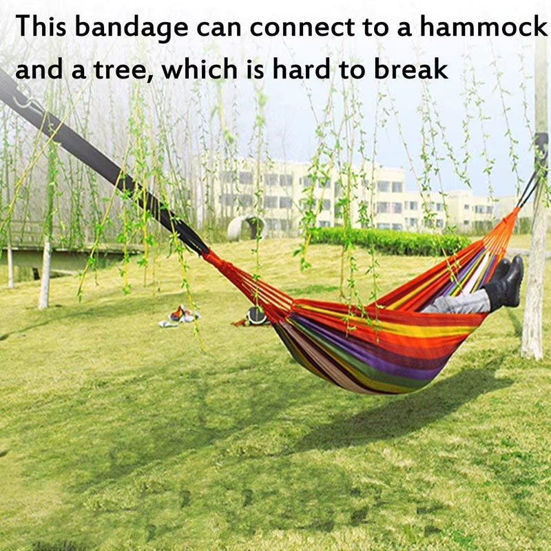 Hammock Swing Strap Super Thick Swing Rope Strap With Carabiner Safe and Durable Strong Bearing Capacity HFing