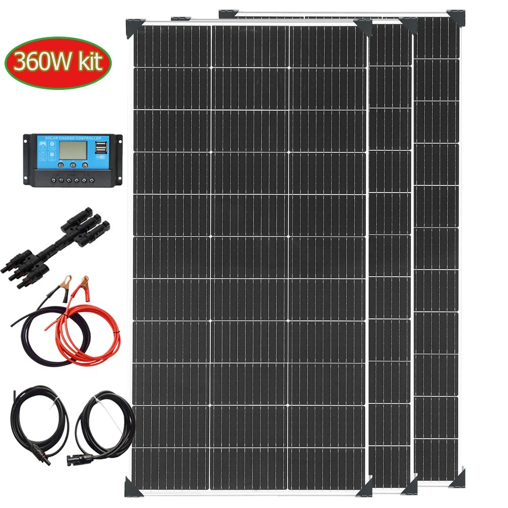 12V 360W Solar kit