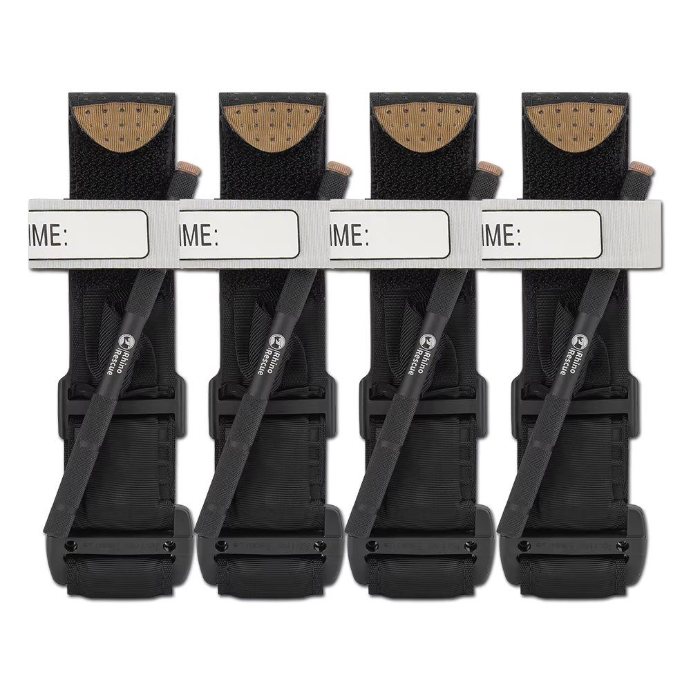 Tourniquet RHINO RESCUE,Fastest,Safest,Combat Hemostatic Control Single-Handed for Tactical First Aid Medical Tournique