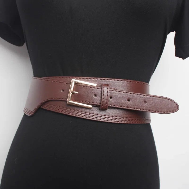 Fashion Corset Belt for women high-end luxury brands Elegant Women's belt female Desiner Cummerbund for Sweater coat down jacket