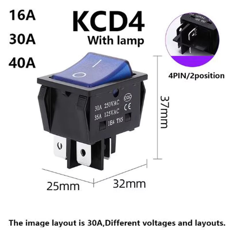 2Position 4PIN Blue