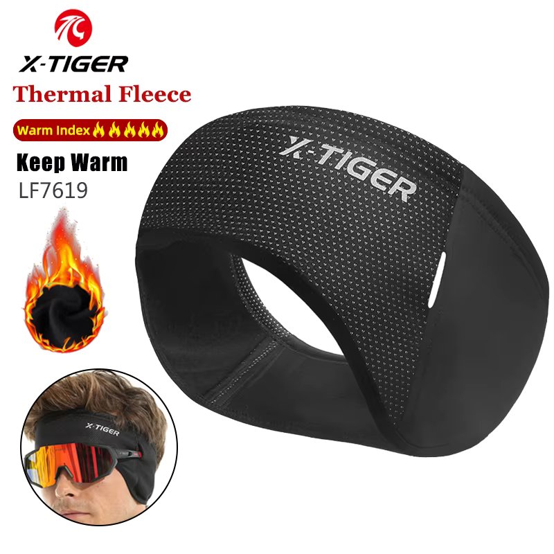 X-TIGER Outdoor Sports Cycling Headwear Winter Windproof Cycling Headband Cap Keep Warm Fleece Bike Equipment Ear Warmer