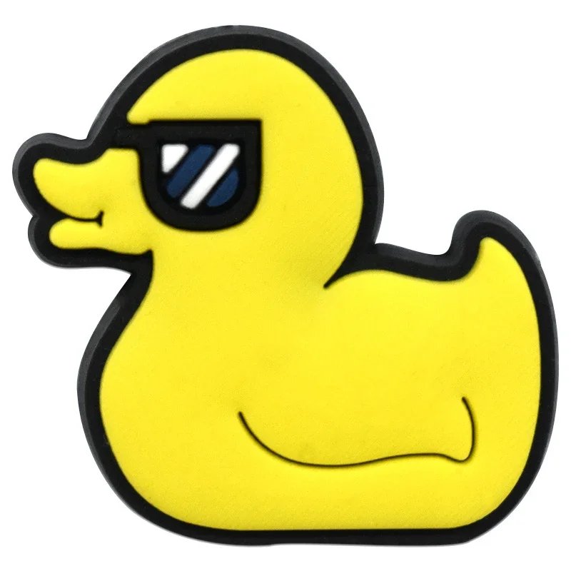 Funny Duck Shoe Charms for Crocs Accessories Kids Clogs Pins Boy Girl Badge Men Jeans Women Decorations Buckle Shoes Accessories