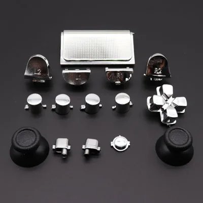 1set 9colors Full Set Joysticks D-pad R1 L1 R2 L2 Direction Key AB XY Buttons For Sony PS4 Pro JDS 050 JDM 055 Controllers