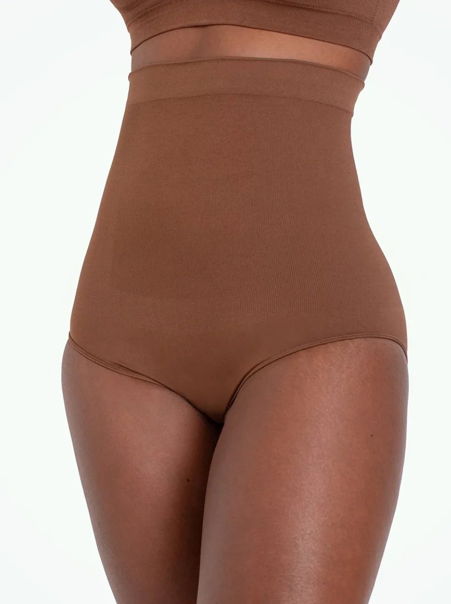 Women High Waist Shaper Panties Belly Control Body Slimming Control Shapewear Silicone Non-Slip Lingerie Waist Trainer 007