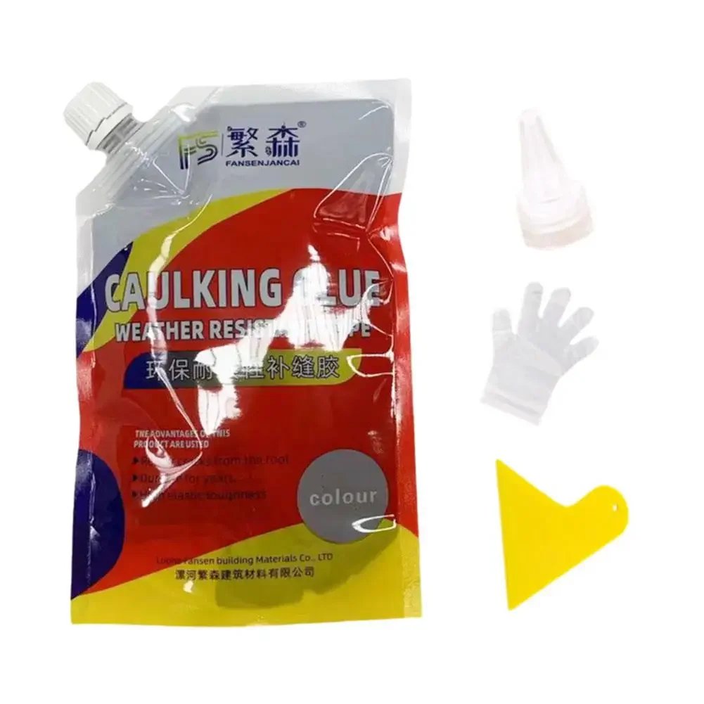 Wall And Floor Caulking Glue Waterproof Repair Sealant Flat Deck Pool Plugging Roof Swimming Cement Glue Repair Crack Caulk Z0N7