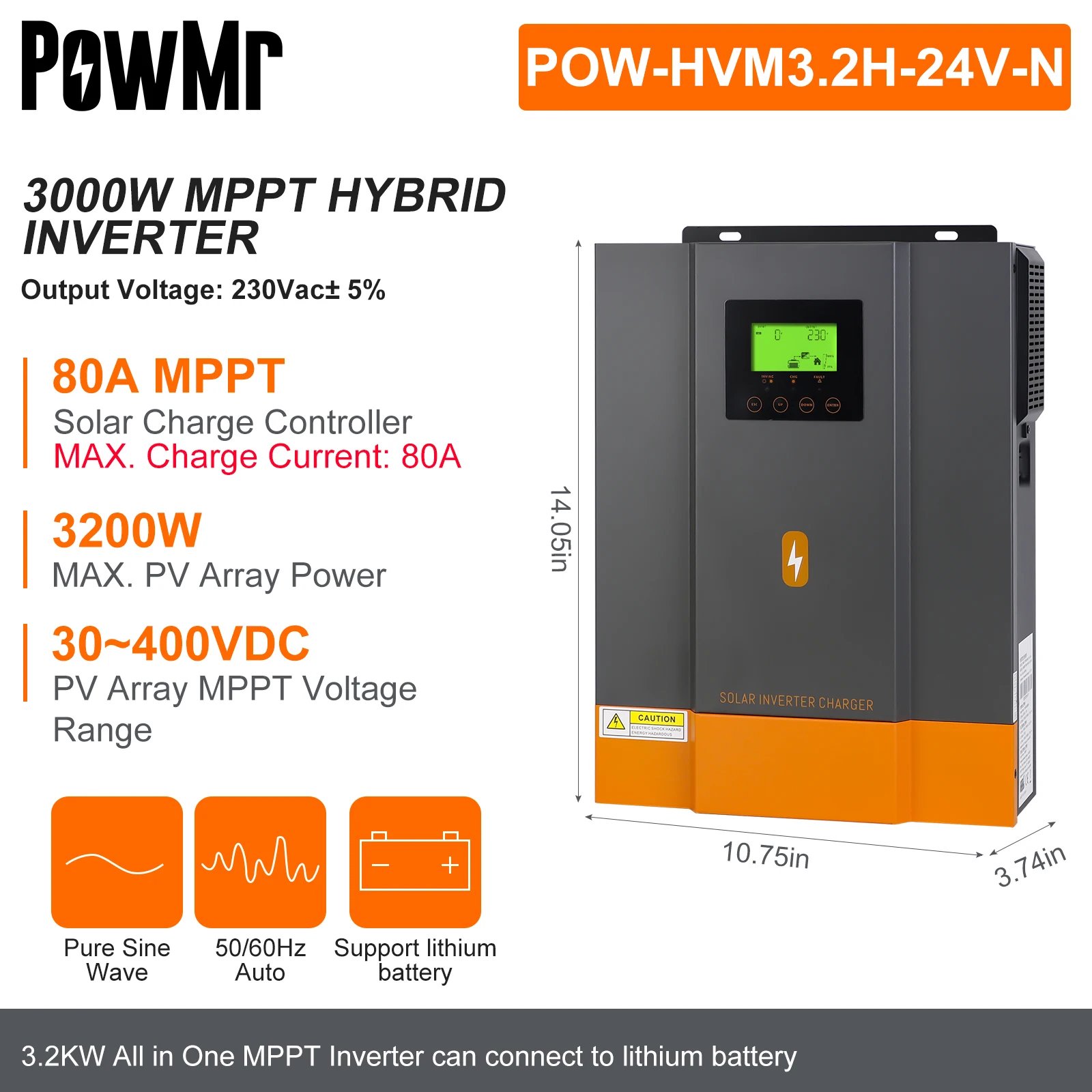 3.2KW 24V