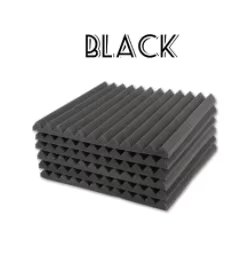 50Pcs 12" X12"X1" Studio Acoustic Foam Panel Soundproof Wall Noise Protective Foam Sound Absorption Treatment Panel KTV Room