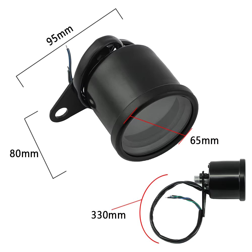 Universal Motorcycle Digital LCD Speedometer Odometer Tachometer Fit For HONDA YAMAHA