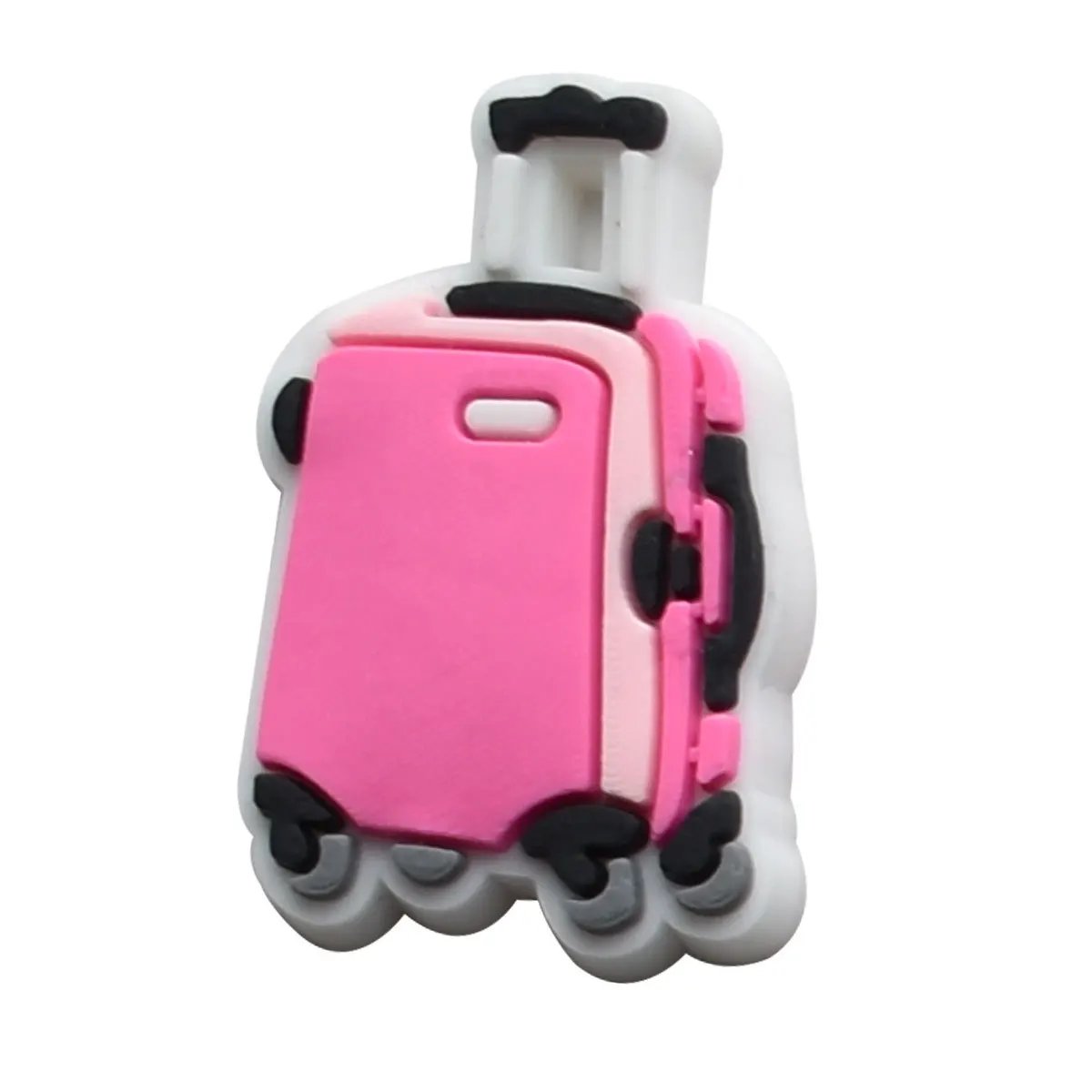 Shoe Charms for Crocs Accessories Pink Bear Poodle Women Clogs Buckle Kids Pins Decoration Jeans X-mas Gift Shoes Accessories