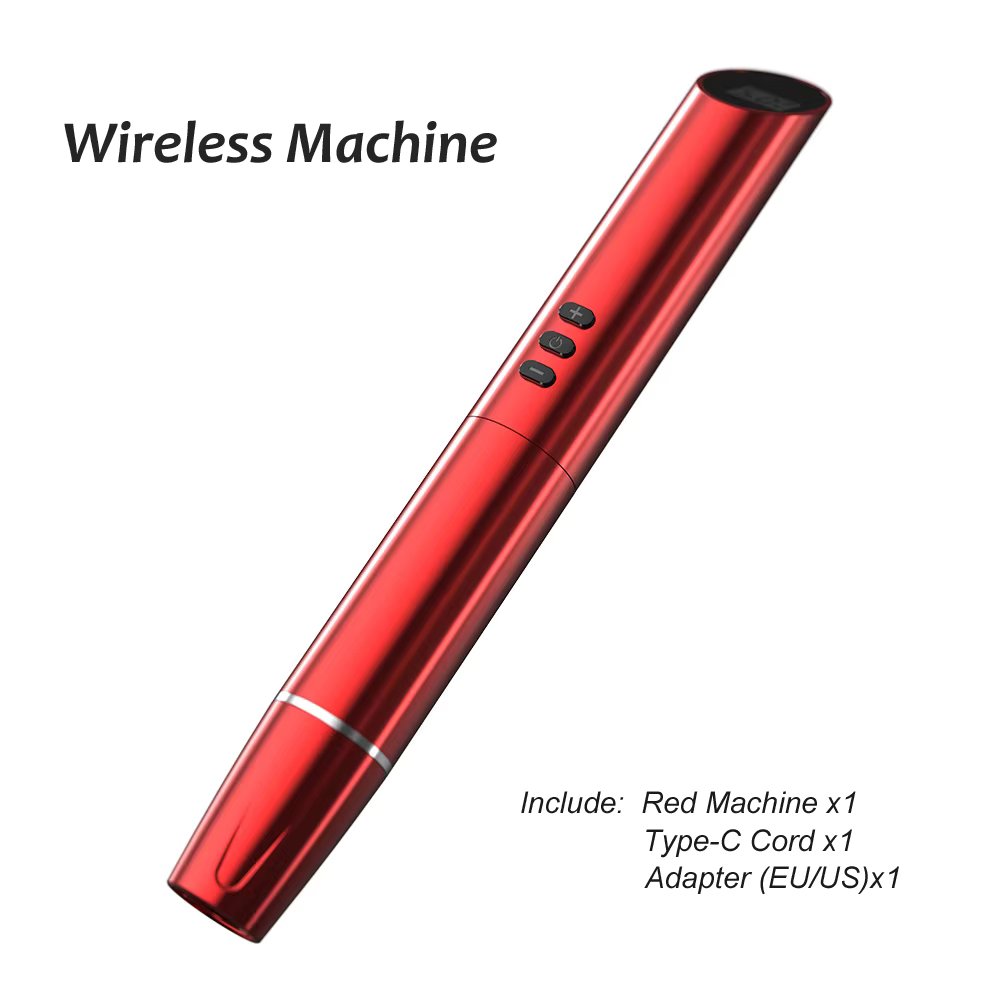 Newest Pro-Wireless Permanent Makeup Machine Eyebrow Tattoo Pen wiht Spare Battery