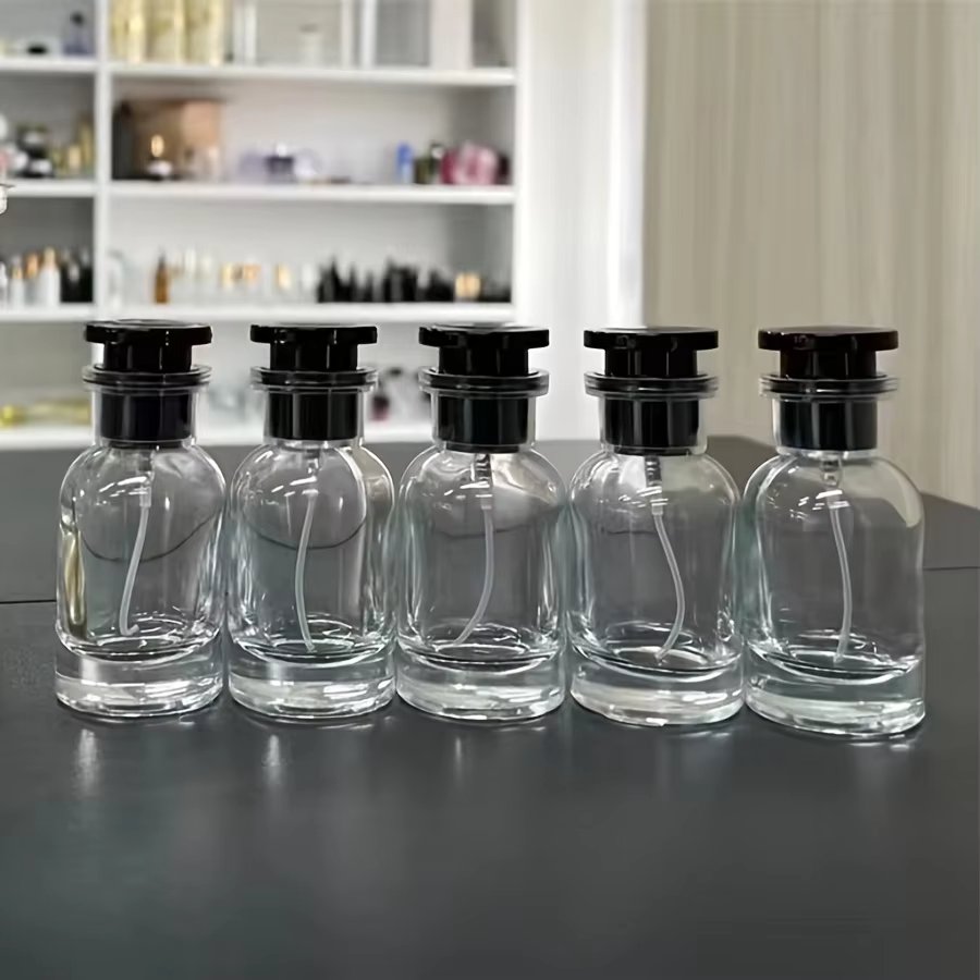 1/5PCS 30ml Perfume Bottle Spray High-end Glass Portable Travel High-end Perfume Bottle Empty Containers